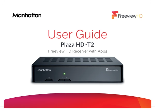 Cover of the Manhattan Plaza HD-T2 UK operating instructions