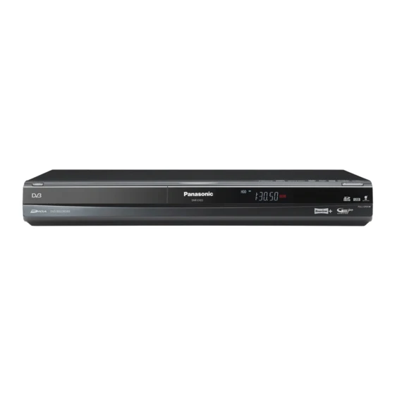 Panasonic DMR-EX83 recorder